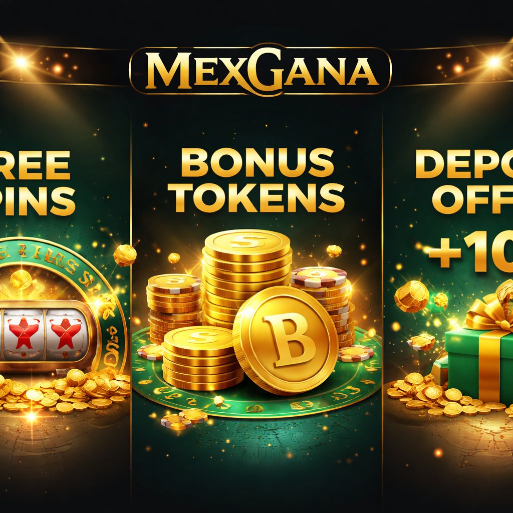 Resumen de giros gratis, recompensas por depósito y promociones de casino MexGana