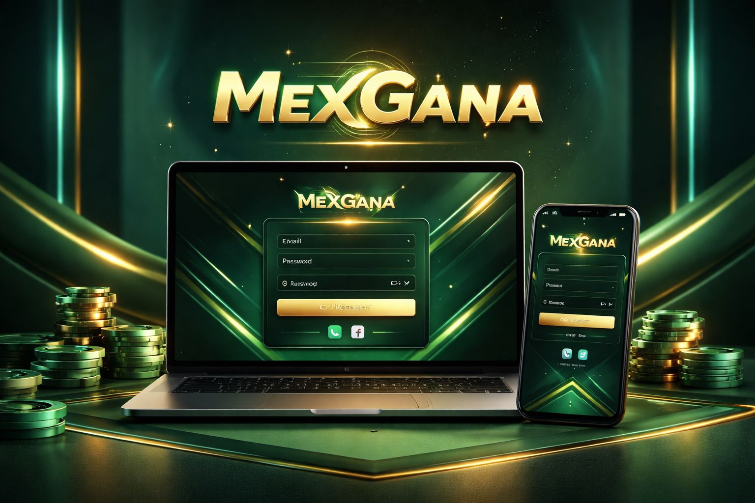 Acceso seguro de inicio de sesión MexGana para jugadores en México